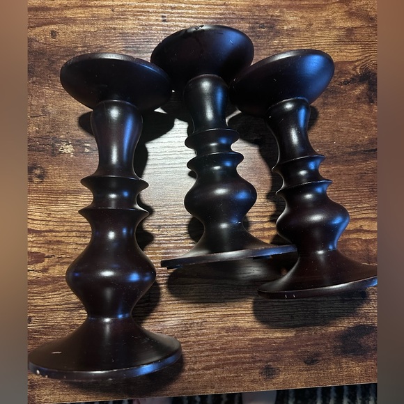 Target Dark Brown Candle Holders - Picture 2 of 6